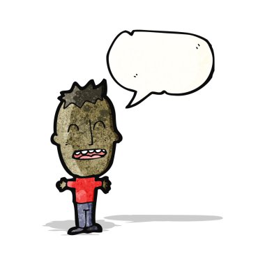 büyük kafalı çocuk