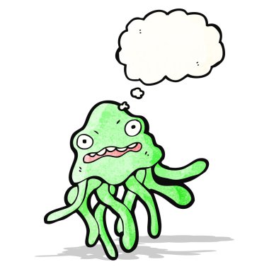 karikatür gergin denizanası