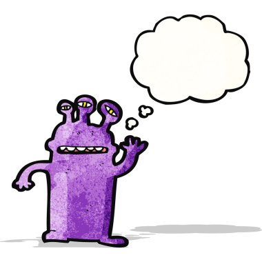 karikatür dostça yaratık