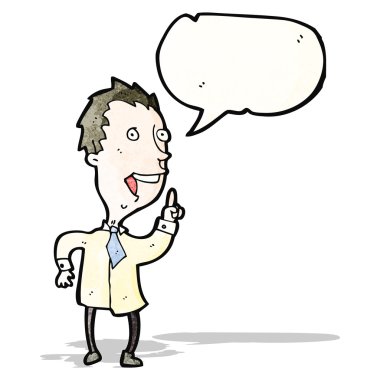 karikatür konuşma office adam