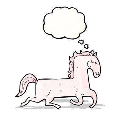 karikatür Şahlanan at