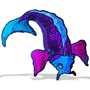 çizgi film Japon balık dövme