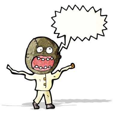 çizgi film çığlık deli deli