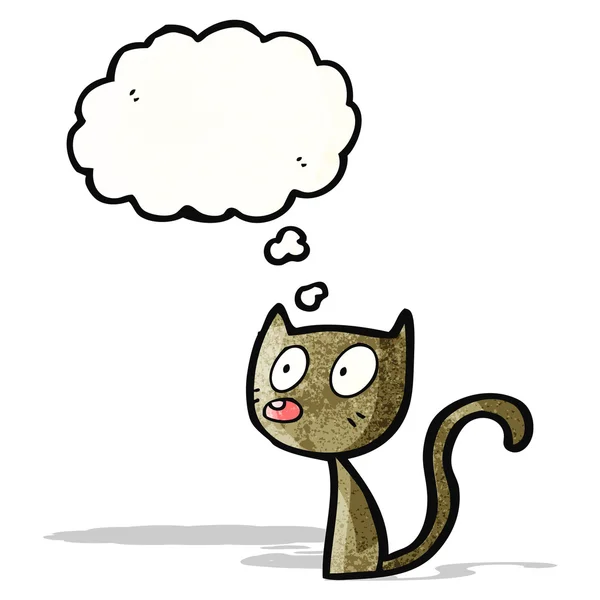 Weinig kat cartoon — Stockvector