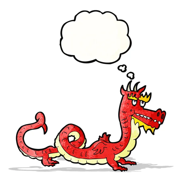 Cartoon chinese draak — Stockvector