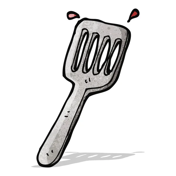 Karikatür spatula — Stok Vektör