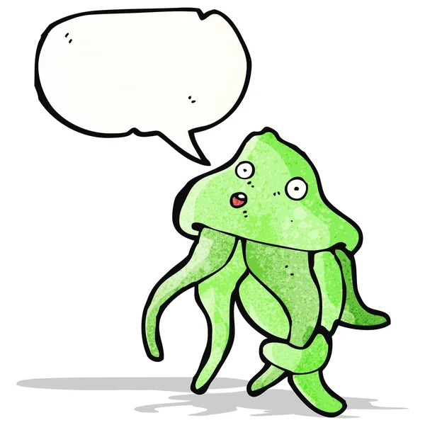 Cartoon squid — Stockvector