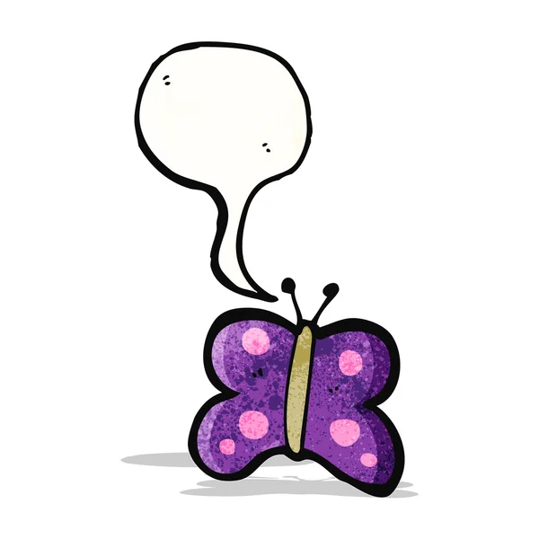 Mariposa de dibujos animados — Vector de stock