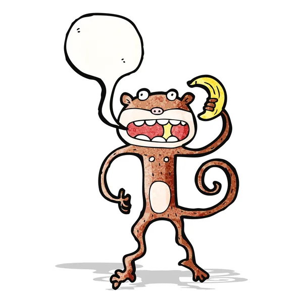 Scimmia del fumetto — Vettoriale Stock
