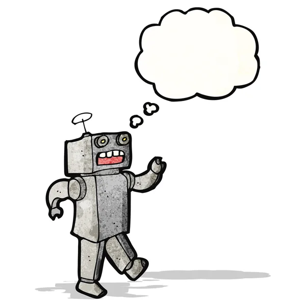 Robot de dibujos animados — Vector de stock