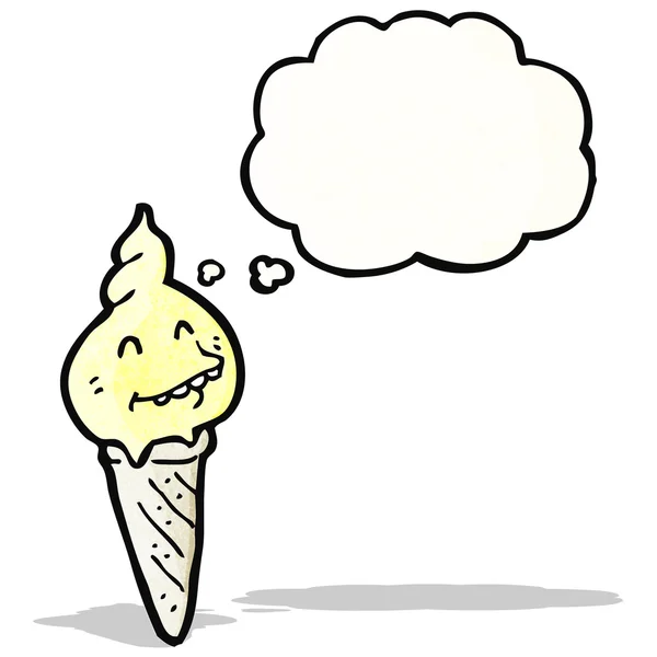 冰淇淋圆锥卡通人物 — 图库矢量图片