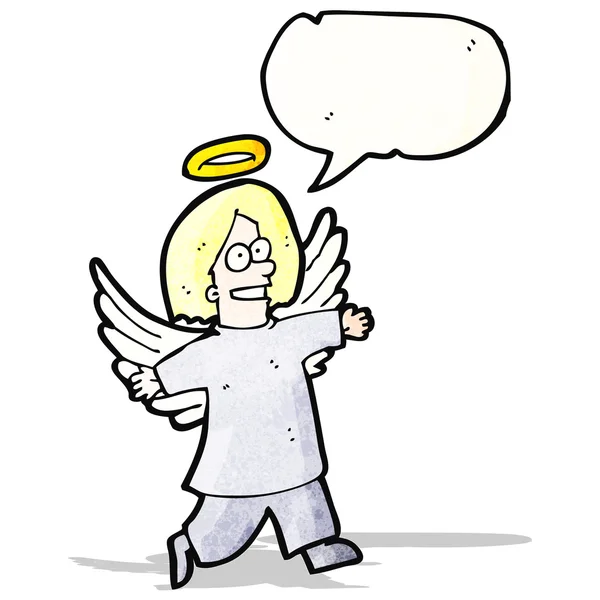 漫画の天使 — ストックベクタ