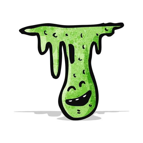 Cartoon slime blob monster — Stock Vector