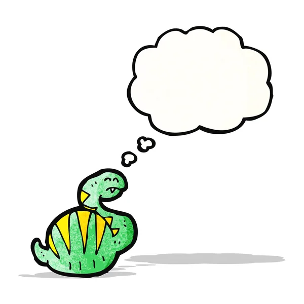 脂肪的卡通蛇 — 图库矢量图片