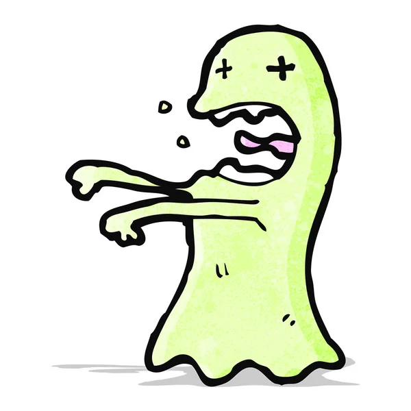 Fantasma de dibujos animados — Vector de stock