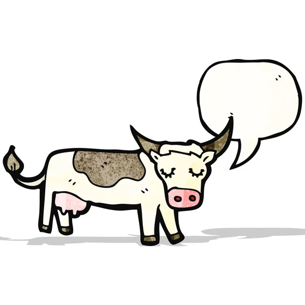 Cartoon koe — Stockvector