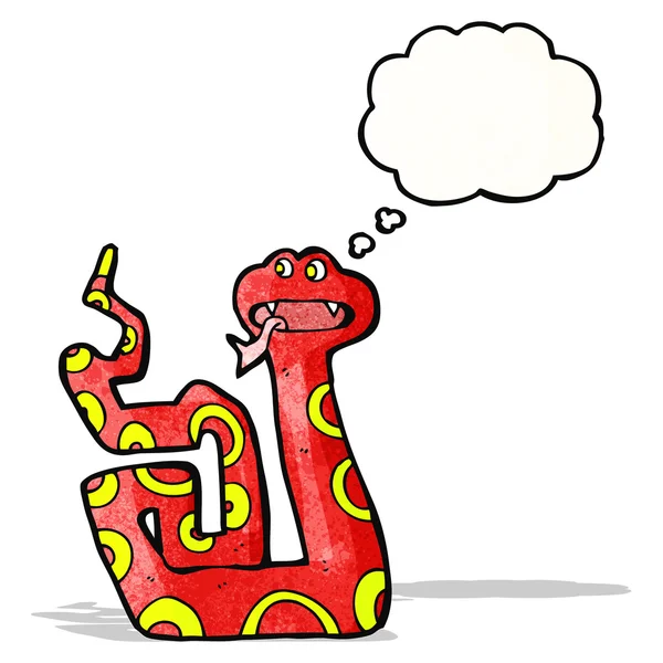 卡通毒的蛇 — 图库矢量图片