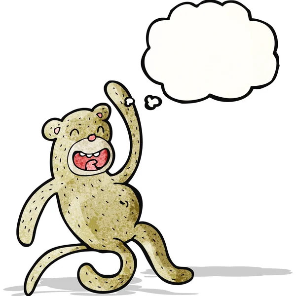 Cartoon crazy monkey — Stock vektor