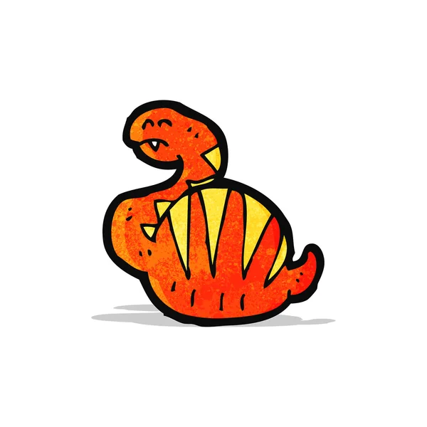 Fat snake cartoon — Stock Vector