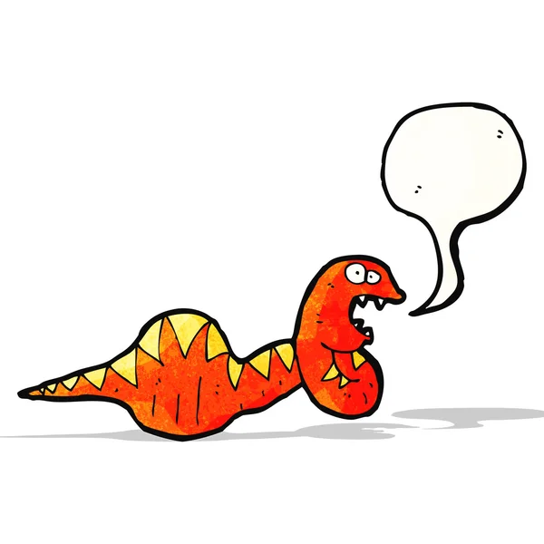 Dibujos animados serpiente grasa — Archivo Imágenes Vectoriales