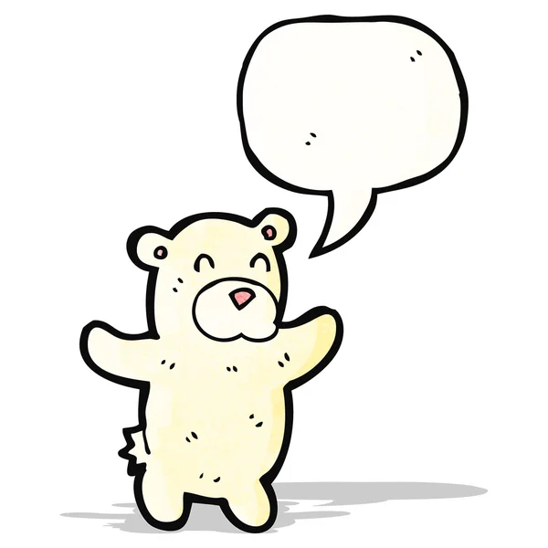 Kleine beer cartoon — Stockvector