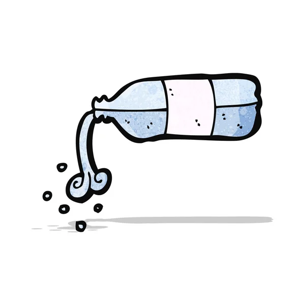 Derramando água desenhos animados — Vetor de Stock