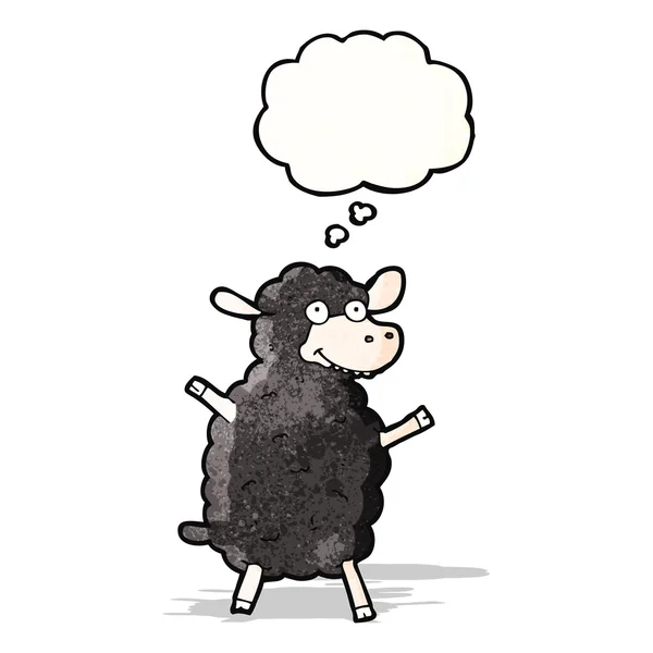 漫画黒羊 — ストックベクタ