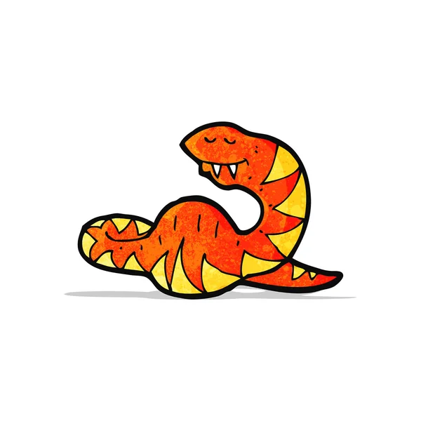 Fat snake cartoon — Stock vektor