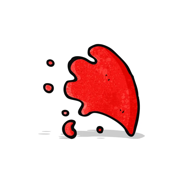 Cartoon bloed splash — Stockvector