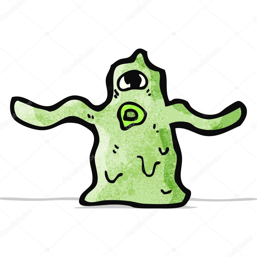 Cartoon slime blob monster Stock Vector Image by ©lineartestpilot #59590215