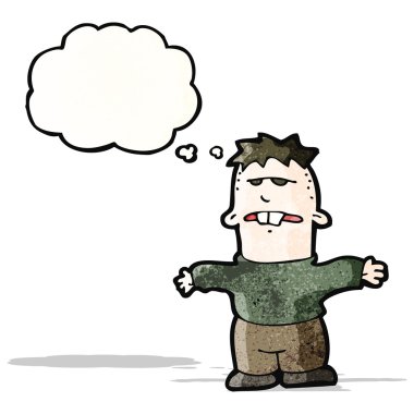 karikatür çirkin çocuk