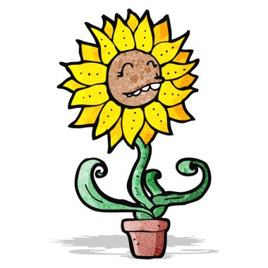 Ayçiçeği çizgi film karakteri