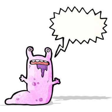 çizgi film uzaylı sümüklüböcek canavar