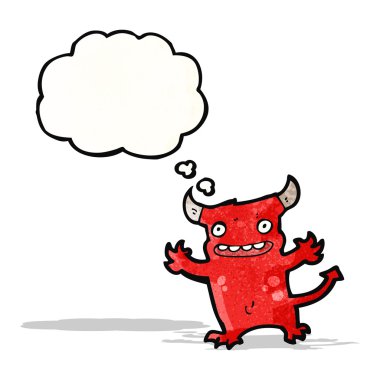 küçük canavar cartoon