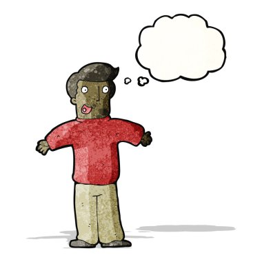 çizgi adam düşünce balonu