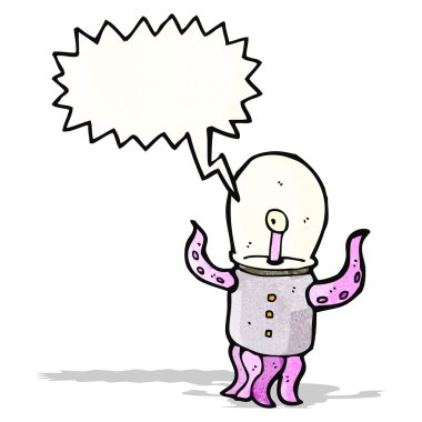 çılgın uzay uzaylı karikatür