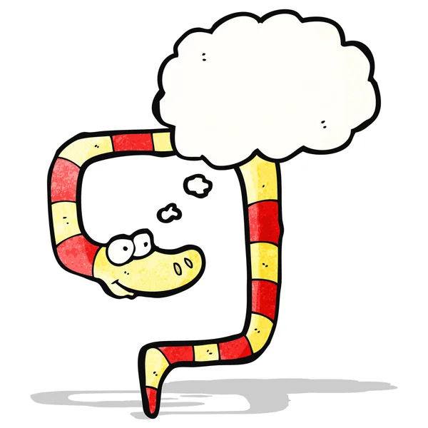 Friendly cartoon snake — Stock Vector