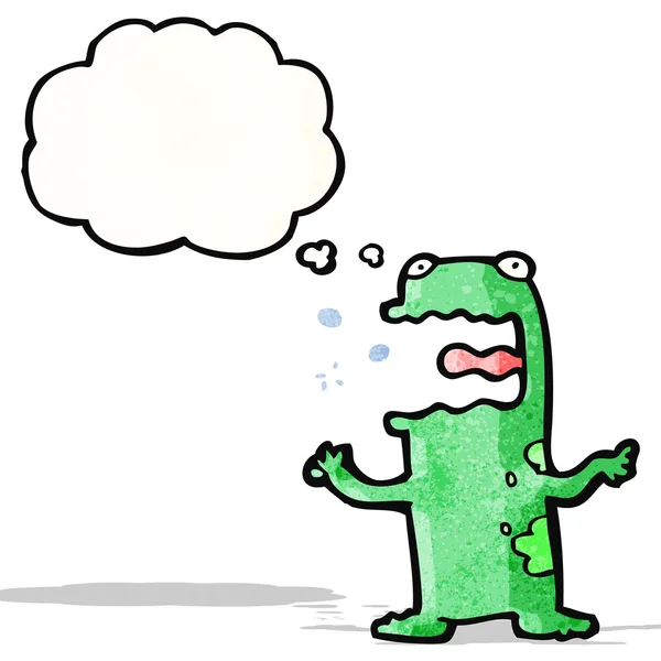 Humour grenouille dessin animé — Image vectorielle