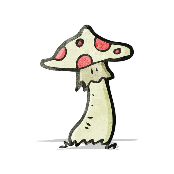 Cartoon paddenstoel — Stockvector