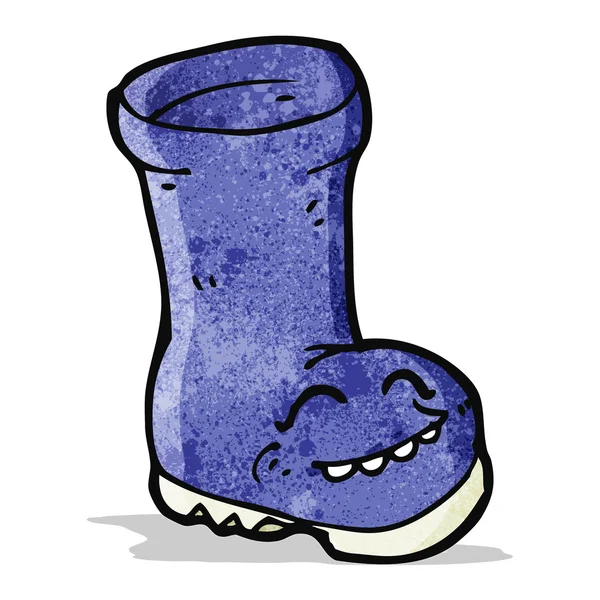 Wellington boot cartoon figur — Stockvektor