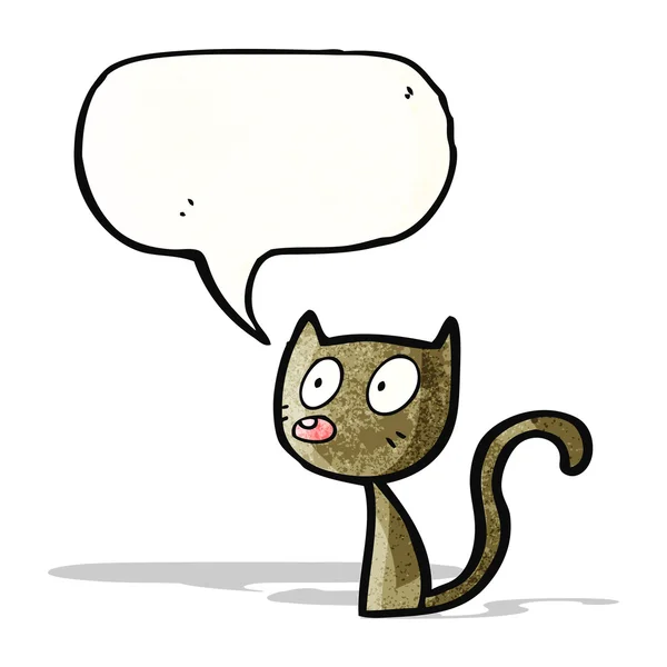 Pequeño gato de dibujos animados — Archivo Imágenes Vectoriales