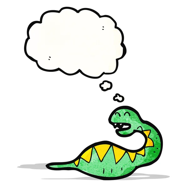 Cartoon fat snake — Stock vektor