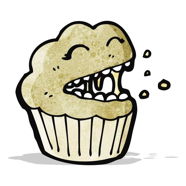 Cartoon muffin — Stock Vector