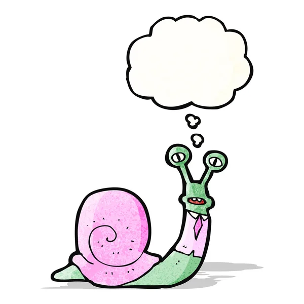 Caracol de dibujos animados — Vector de stock