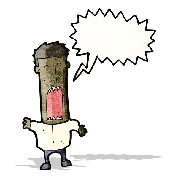 Cartoon schreeuwen man — Stockvector