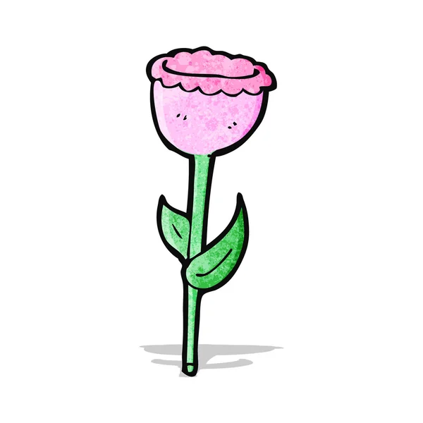 Tulipán personaje de dibujos animados — Vector de stock