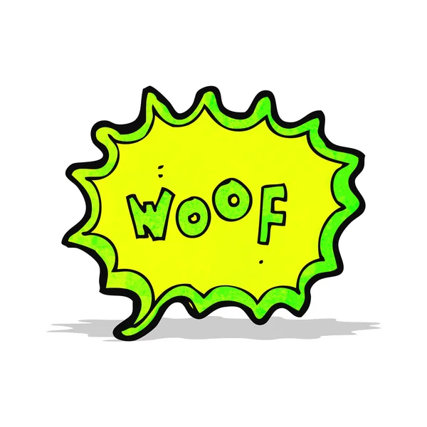 Comic book dog bark — Stock Vector