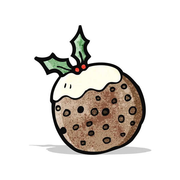 Christmas pudding — Stock Vector