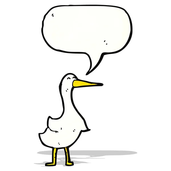 Cartoon goose — Stok Vektör