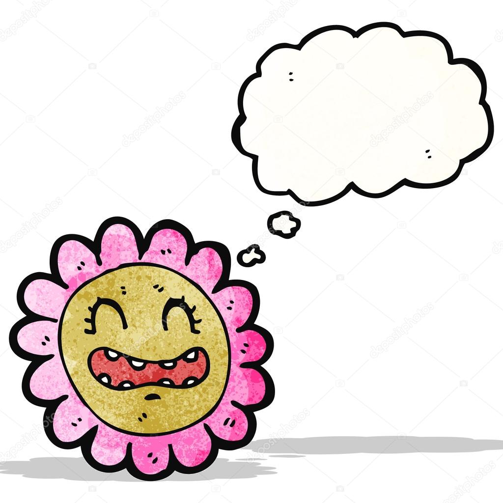 Cartoon flower face Stock Vector Image by ©lineartestpilot 59602451